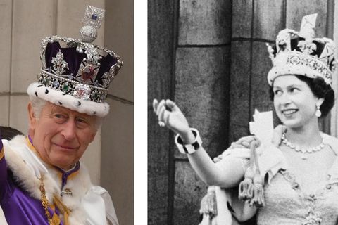 König Charles III. und Queen Elizabeth II.