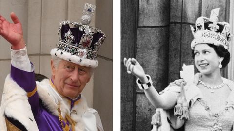 König Charles III. und Queen Elizabeth II.