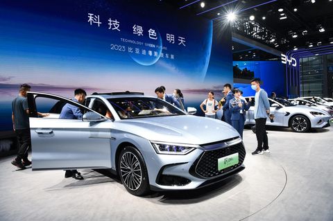 Auto Show im Shenzhen Convention and Exhibition Center in Shenzhen, der südchinesischen Provinz Guangdong in China