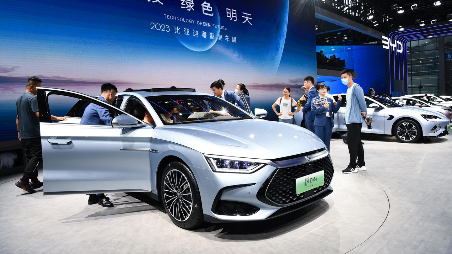 Auto Show im Shenzhen Convention and Exhibition Center in Shenzhen, der südchinesischen Provinz Guangdong in China
