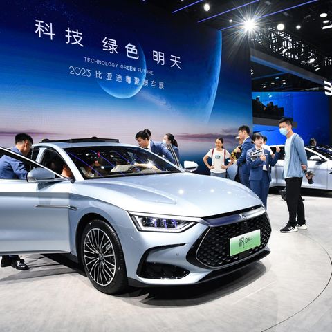 Auto Show im Shenzhen Convention and Exhibition Center in Shenzhen, der südchinesischen Provinz Guangdong in China