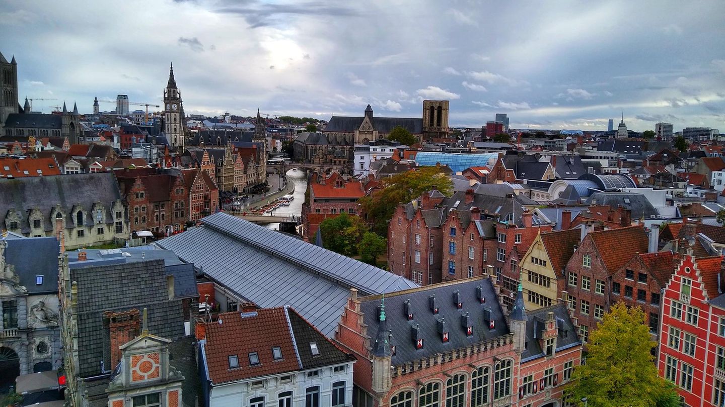 Eine Tour durch Flandern Gent