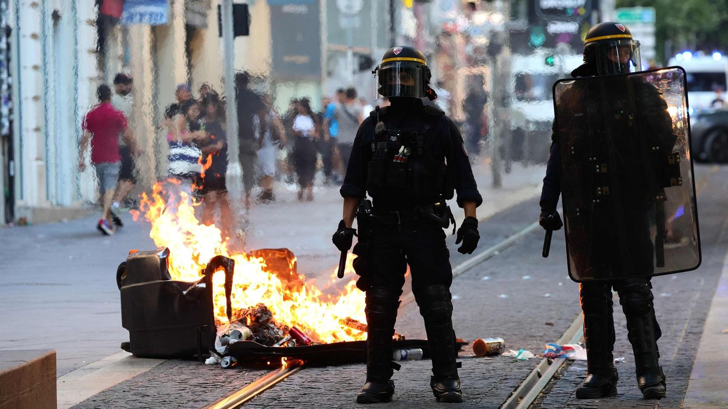 Ausschreitungen in Marseille in Südfrankreich am vergangenen Wochenende
