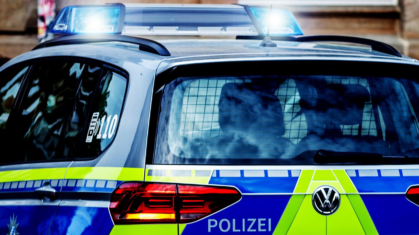 Polizeiauto mit Blaulicht