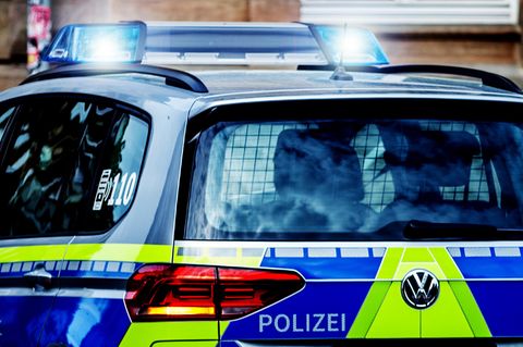 Polizeiauto mit Blaulicht