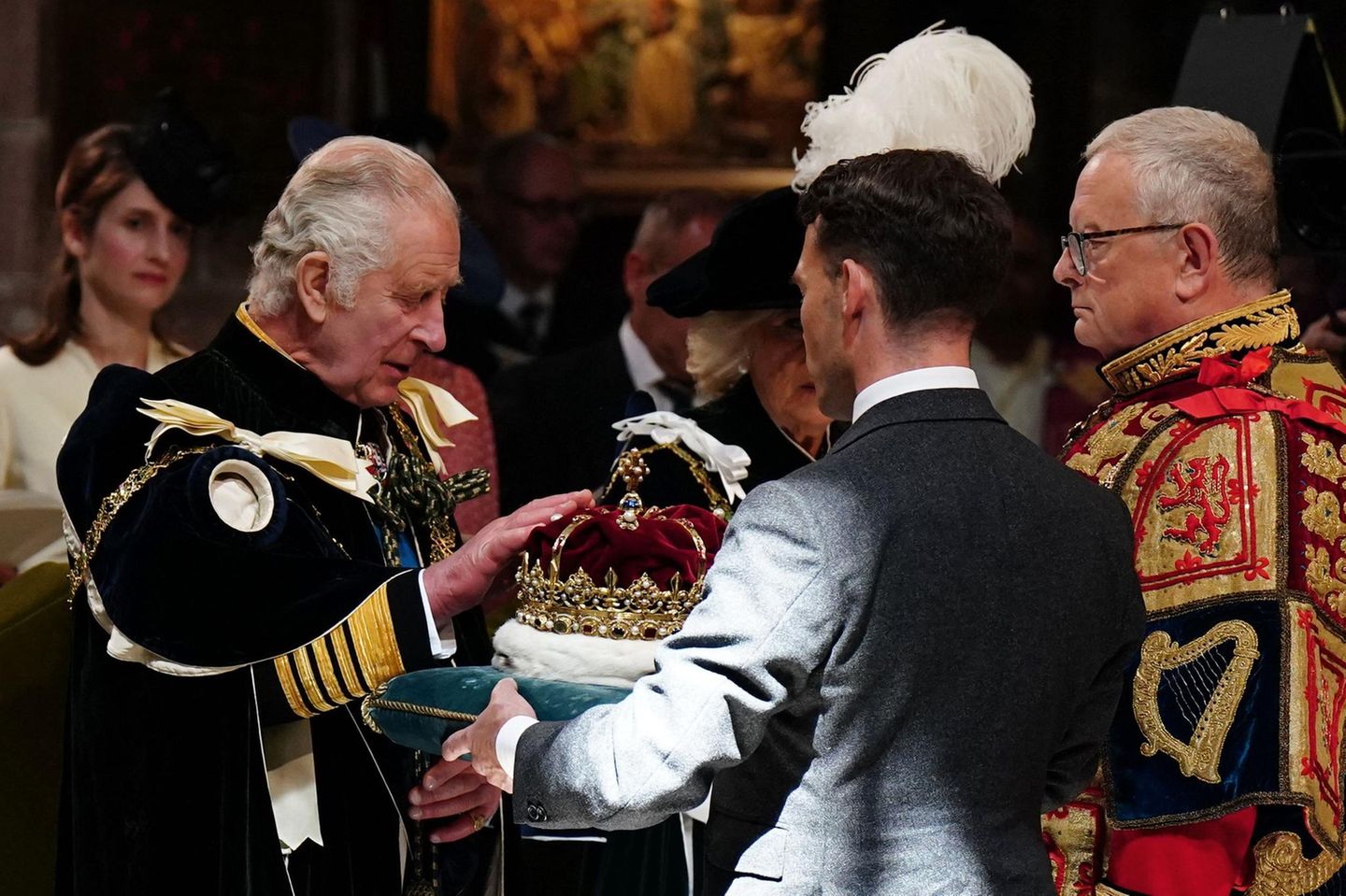 Krönung Charles in Schottland