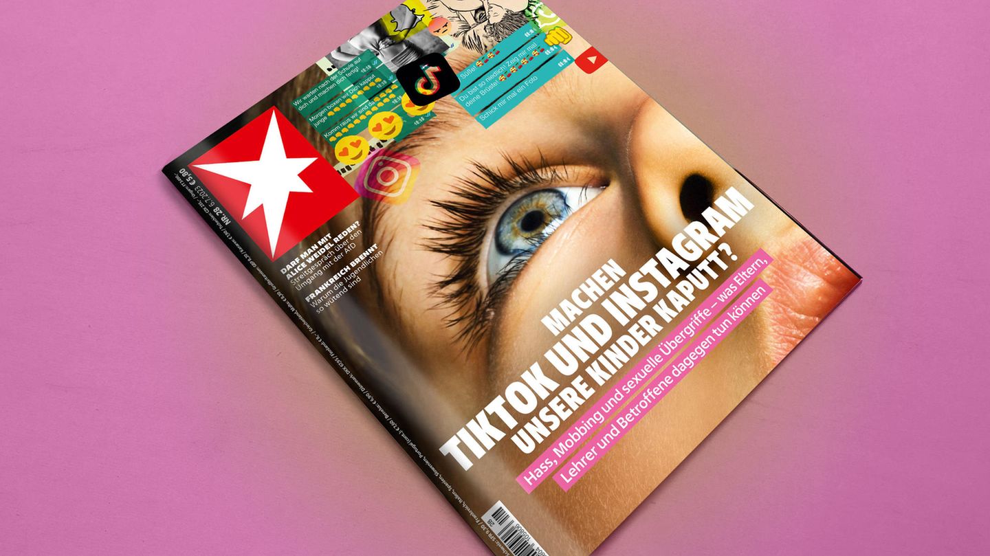 Der aktuelle stern-Titel: Machen TikTok und Instagram unsere Kinder kaputt?