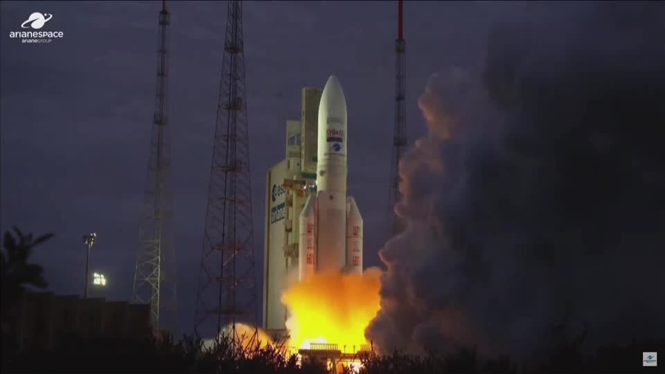 Video: Letzter Start der Ariane 5 Video: Letzter Start der Ariane 5