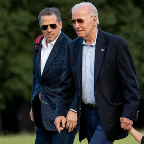 US-Präsident Joe Biden gemeinsam mit seinem Sohn Hunter Ende Juni in Washington, D.C.