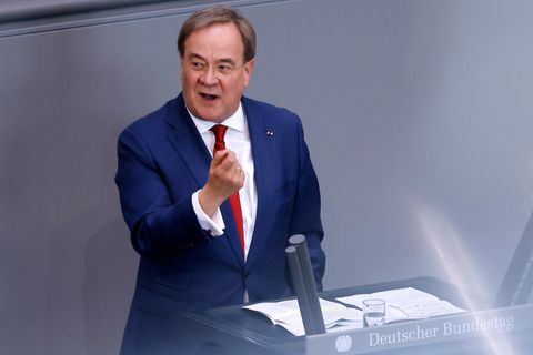 Armin Laschet in der Sitzung des Deutschen Bundestages zu den Unruhen in Frankreich