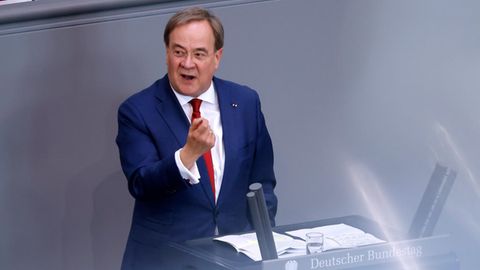 Armin Laschet in der Sitzung des Deutschen Bundestages zu den Unruhen in Frankreich
