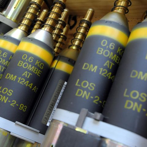 Das Bild zeigt Streumuntion für den Tormado.