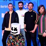 Bastille mit dem Produzenten und DJ Marshmellow