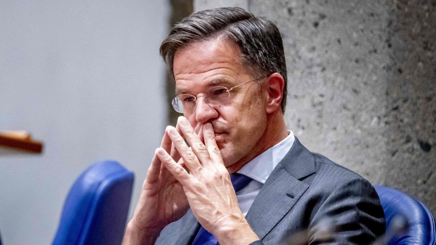 Der niederländische Ministerpräsident Mark Rutte im Abgeordnetenhaus in Den Haag.
