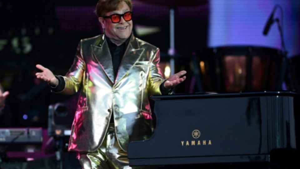 Elton John Ende Juni beim Glastonbury-Festival