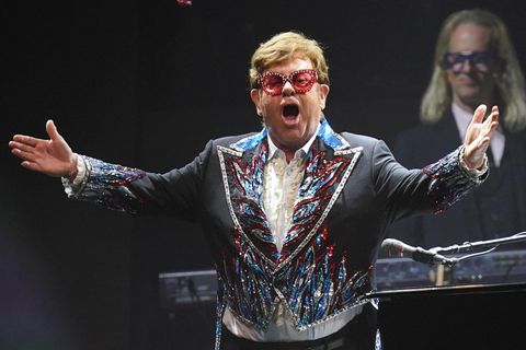 Elton John bei seinem letzten Tourneekonzert in der Stockholmer Tele2 Arena 