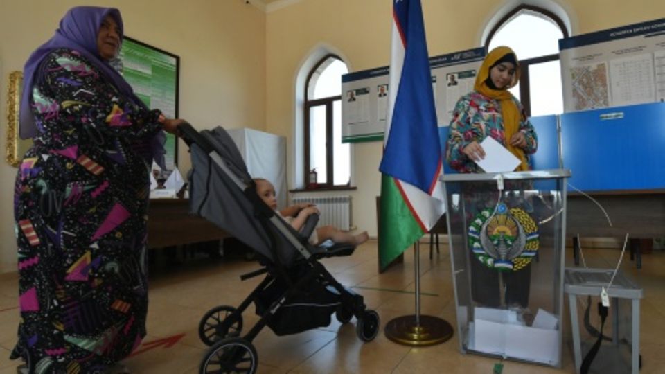 Wahllokal in Taschkent