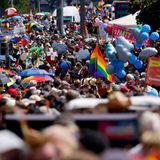 Teilnehmer beim Christopher Street Day 2023 in Köln