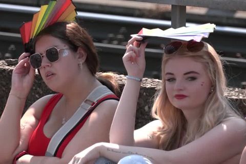 Video: Deutschland: Sonntag war bislang heißester Tag des Jahres