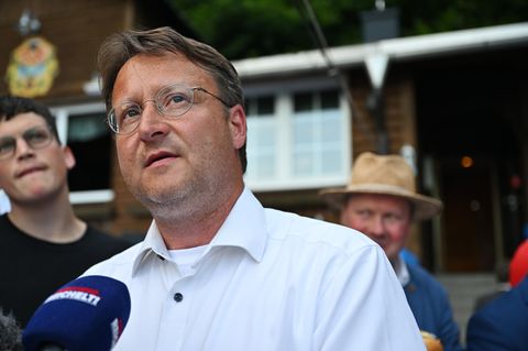 Der Wahlsieger des Thüringer Kreis Sonneberg, der AfD-Politiker Robert Sesselmann 
