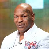 Im Cannabis-Geschäft: Mike Tyson trägt ein Tribal-Tattoo auf der linken Gesichtshälfte