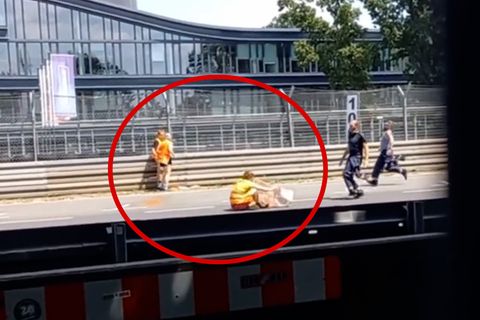Polizei ermittelt: Klimaaktivisten verzögern DTM-Rennen in Nürnberg