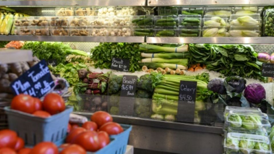 Gemüse in einem Supermarkt