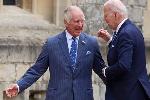 König Charles III. und Joe Biden