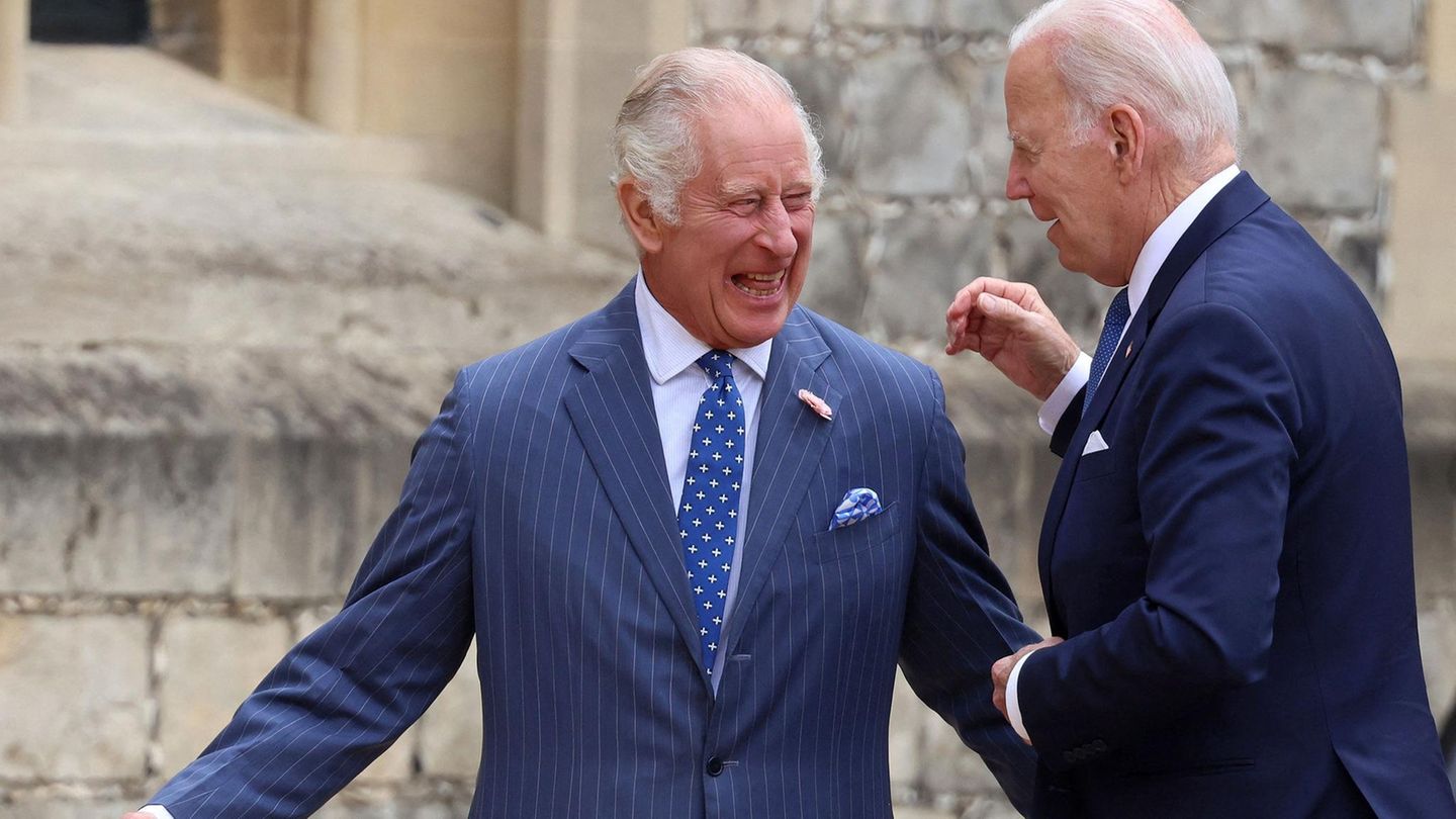 König Charles III. und Joe Biden