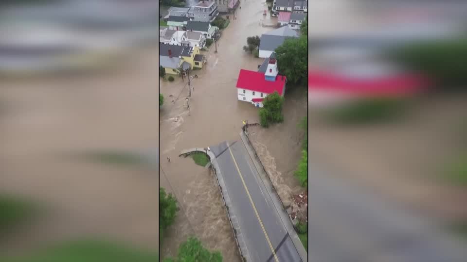 Video: "Das ist die neue Normalität" - Land unter im Nordosten der USA