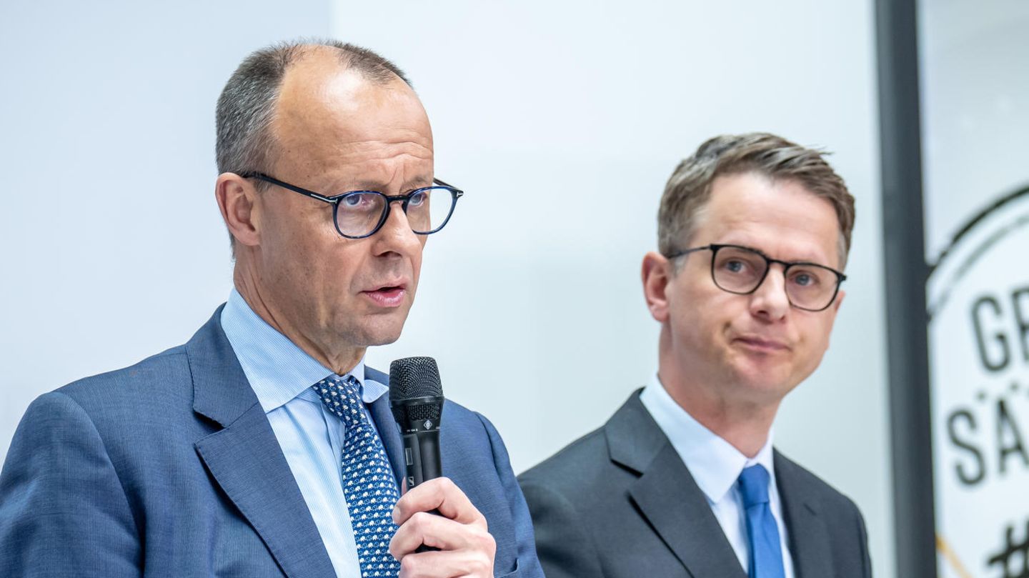 Friedrich Merz und Carsten Linnemann