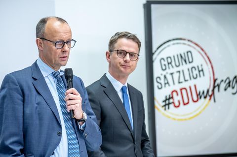 Friedrich Merz und Carsten Linnemann