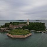 Luftaufnahme der Insel