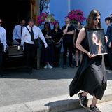 Trauerfeier für die tödlich verwundeten ukrainische Schriftstellerin Victoria Amelina am 4. Juli 2023. Laut des UN-Hochkommissariats für Menschenrechte liegt die Anzahl der zivilen getöteten Opfer in der Ukraine bei mindestens 9177 bis Ende Juni, darunter 535 Kinder. 15.993 Zivilisten und Zivilistinnen wurden verletzt, darunter 1095 Kinder.