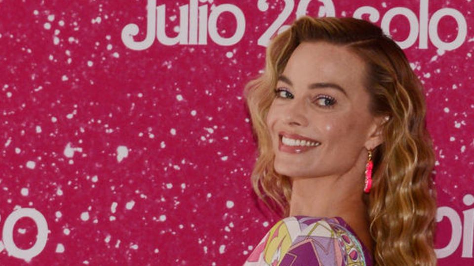 Margot Robbie auf der "Barbie"-Premiere in Mexico City