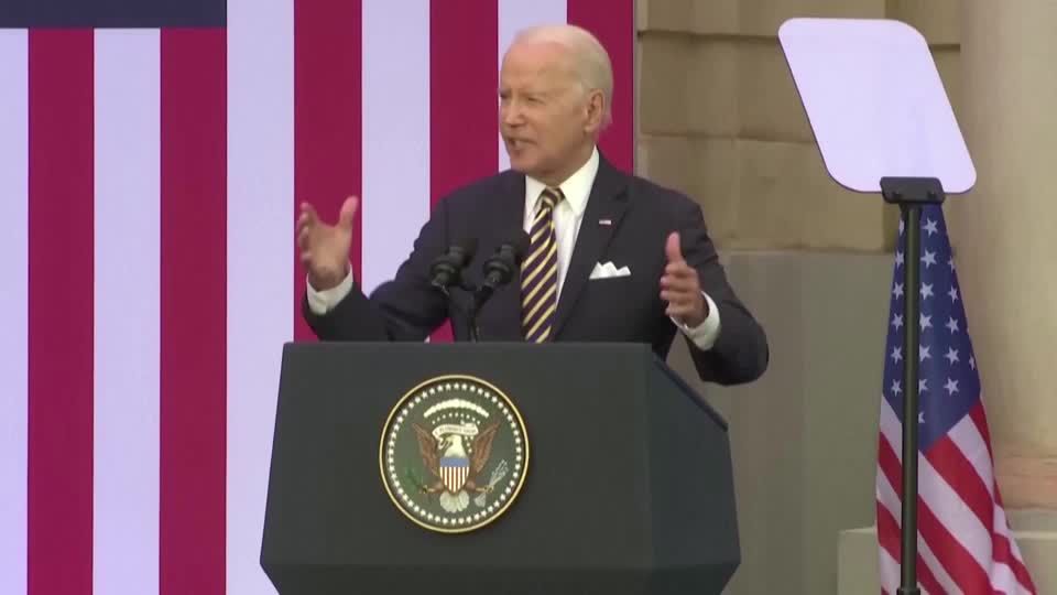Video: "Wir werden nicht wanken" - Bidens Rede zur Unterstützung der Ukraine ermutigt Litauer Video: "Wir werden nicht wanken" - Bidens Rede zur Unterstützung der Ukraine ermutigt Litauer