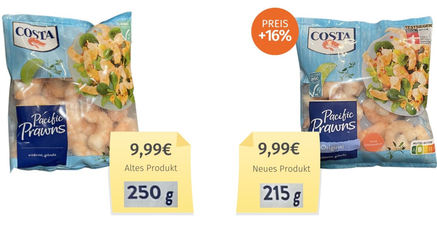 Versteckte Preiserhöhungen: Von Alpro bis Zentis: Diese Supermarkt-Produkte sind heimlich geschrumpft