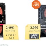 Höhere Rohstoffpreise führten laut Hersteller zur Preissteigerung bei diesen Burger-Patties. "Aufgrund der produktionstechnischen Vorlaufzeiten ist es bedauerlicherweise nicht möglich, die Verpackungen mit entsprechenden Hinweisen zu versehen."