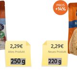 Es mag auf den ersten Blick nicht auffallen, aber Hersteller Mars hat verschiedene Sorten von Ben's Reis geschrumpft – aufgrund von "erheblichen Kostensteigerungen bei unseren Rohstoffen und Betriebskosten", wie das Unternehmen im März erklärte.