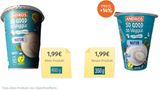 Dieser Veggie-Joghurt hat untenrum abgenommen. Der Hersteller erklärte im Februar: "Ein separater Hinweis ist nicht notwendig, da die neue Becherform deutlich konischer zuläuft und somit die Veränderung für den Verbraucher am Regal sofort erkennbar ist."