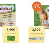 Hersteller Mars verweist in einer Stellungnahme Ende Juni nicht nur auf höhere Kosten und eine Modernisierung der Verpackung, sondern auch darauf, "dass viele Katzen überfüttert sind und 85 Gramm eine bessere Portionierung ermöglichen".