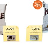 Aus einer Stellungnahme vom März: "Aufgrund der hohen Inflation auf dem Markt haben wir beschlossen, das Gewicht unserer Produkte zu reduzieren, damit sie zu einem für den Verbraucher erschwinglichen Preis verkauft werden können."