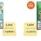 Nochmal Zigaretten, diesmal von der Tankstelle.