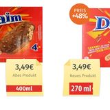 Hersteller Froneri hat Anfang des Jahres verschiedene Stieleis-Multipackungen "vom 4er-Format auf das beliebtere 3er-Format umgestellt". Ein weiterer wichtiger Punkt seien steigende Kosten für die Zutaten.