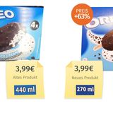 Hersteller Froneri hat Anfang des Jahres verschiedene Stieleis-Multipackungen "vom 4er-Format auf das beliebtere 3er-Format umgestellt". Ein weiterer wichtiger Punkt seien steigende Kosten für die Zutaten.