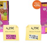 Versteckte Preiserhöhungen: Von Alpro bis Zentis: Diese Supermarkt-Produkte sind heimlich geschrumpft