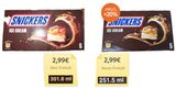 Gleiches Verpackungsdesign, gleicher Preis, aber ein Eis fehlt. Aufgrund von "hohem Inflations- und Kostendruck" hat Hersteller Mars im Frühjahr die Füllmengen von Bounty-, Snickers- und Mars-Eis reduziert.