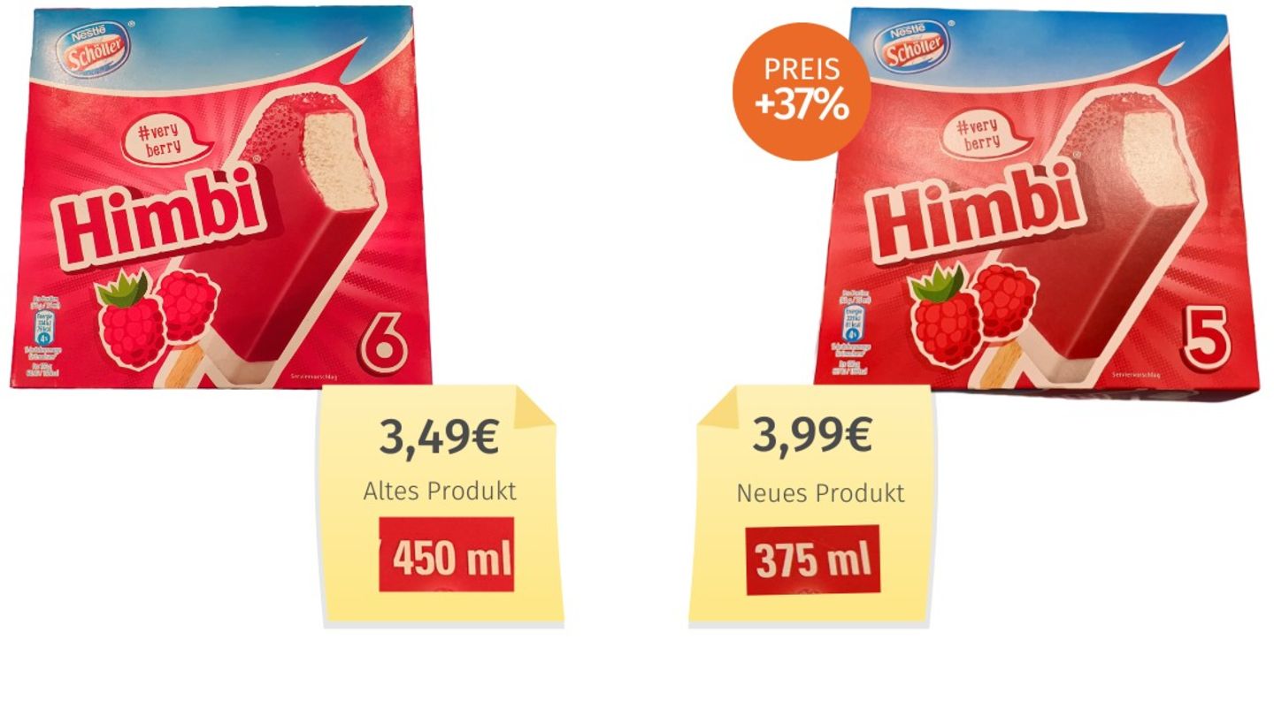 Nestlé streicht wie andere Hersteller bei Schöller ein Stieleis aus der Packung. Und teurer ist es auch noch.