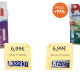 Interessante Rechnung bei Persil: In der neuen Packung ist zwar weniger Inhalt. Weil Hersteller Henkel die Dosierempfehlung geändert hat, sollen aber trotzdem mehr Waschladungen enthalten sein.