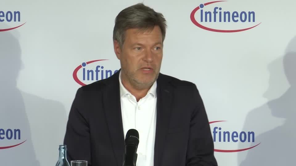 Video: Habeck lobt Infineon-Investitionen in Dresden
